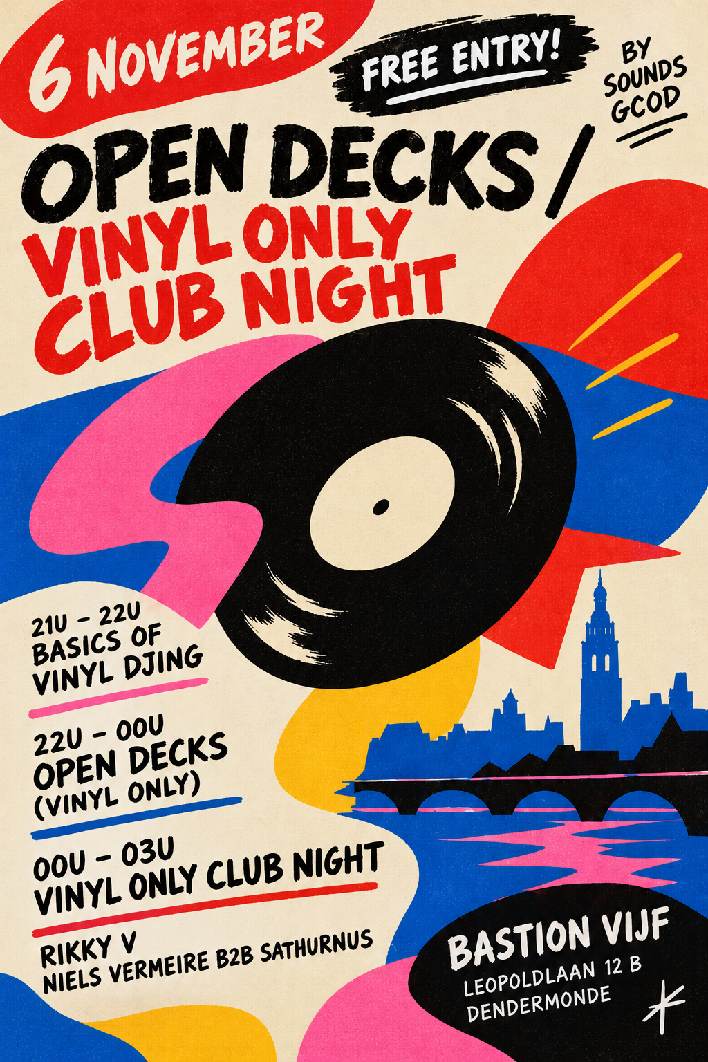 Bar night: Open decks / Vinyl only club night